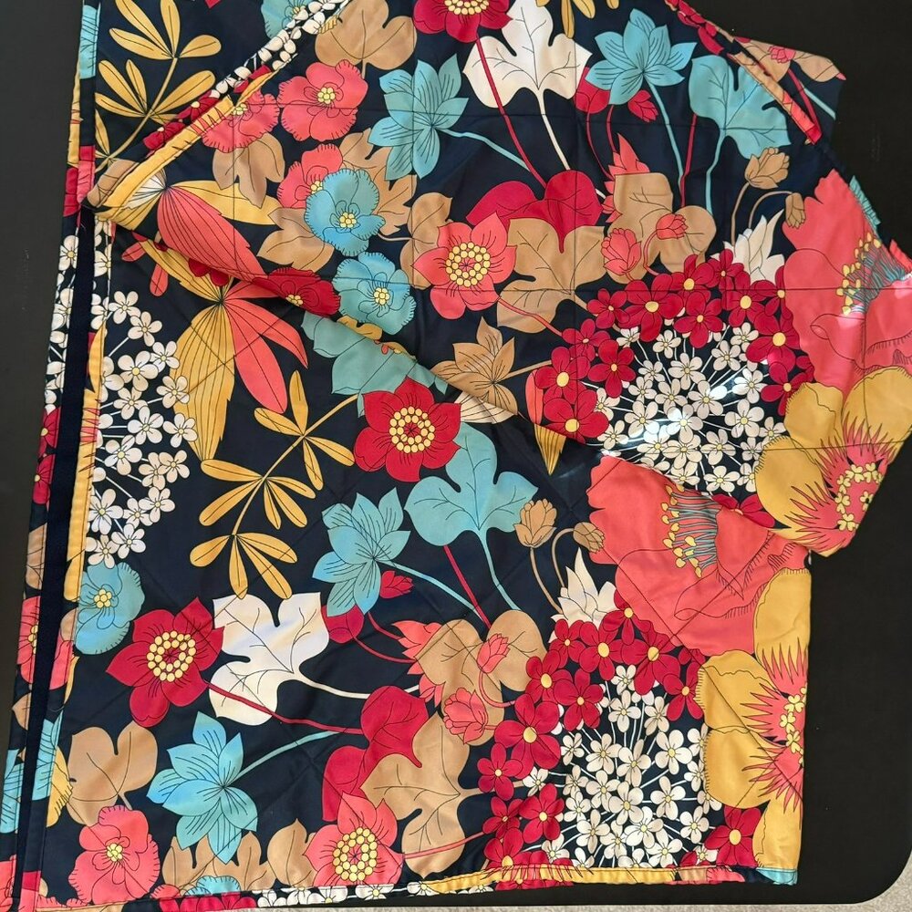 Very Bradley Floral Throw Blanket